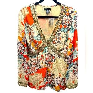 Dimri beaded blouse size 1X